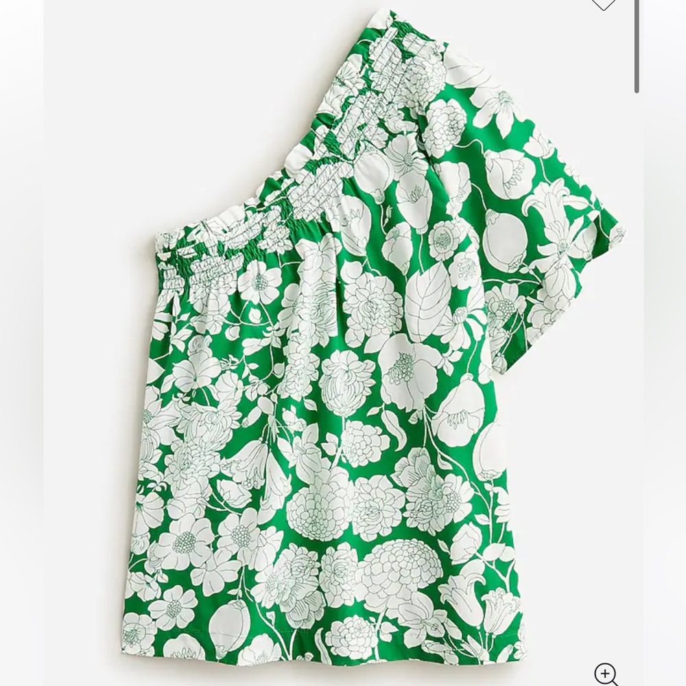 Jcrew one shoulder top